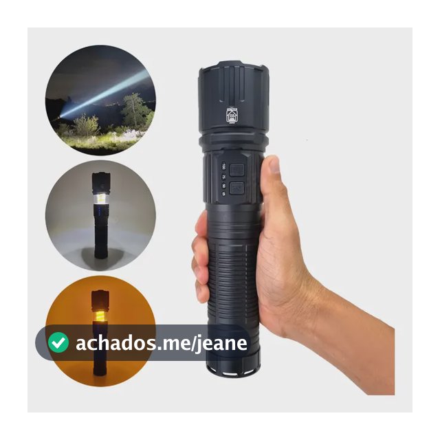 Lanterna Tática Led V3 Alcance 1500mts Modo Lampião Gigante