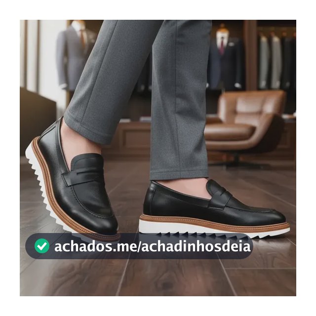 Sapato Mocassim Loafer Gugi Tratorado Conforto Premium Leve