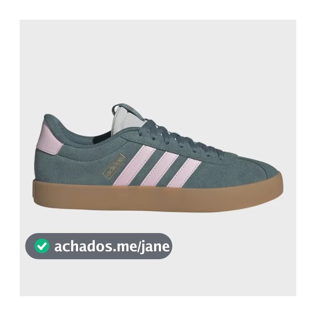 Tênis Feminino Vl Court 3.0 adidas Verde Liso 39 Br