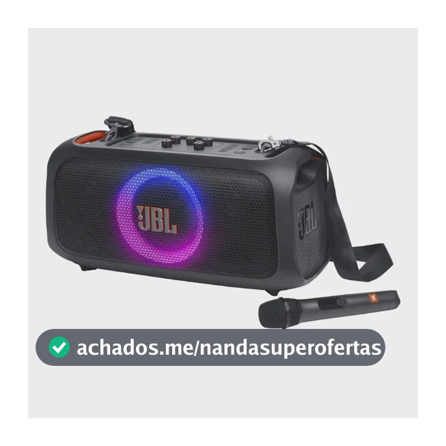 Caixa De Som Bluetooth Jbl Partybox On-the-go Essential