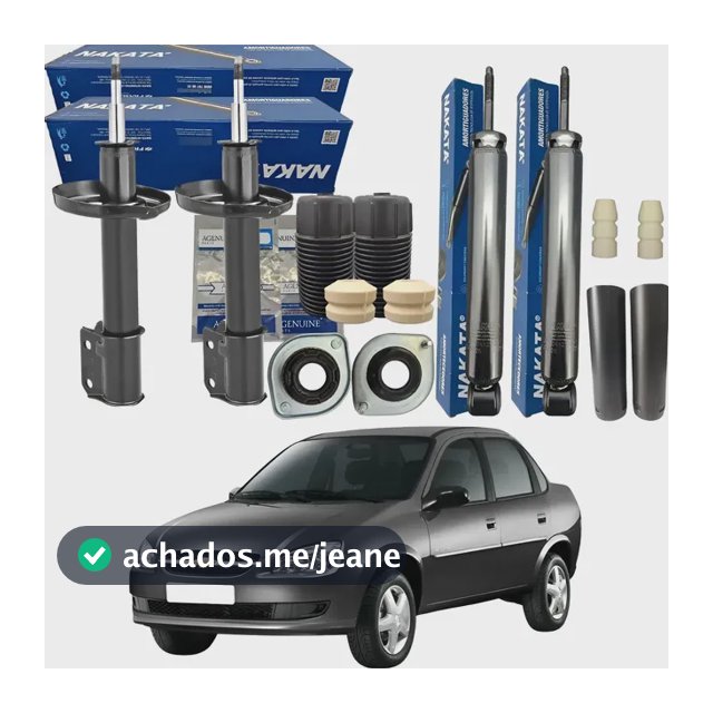 Kit Amortecedor Dianteiro Traseiro Nakata Corsa Celta Prisma