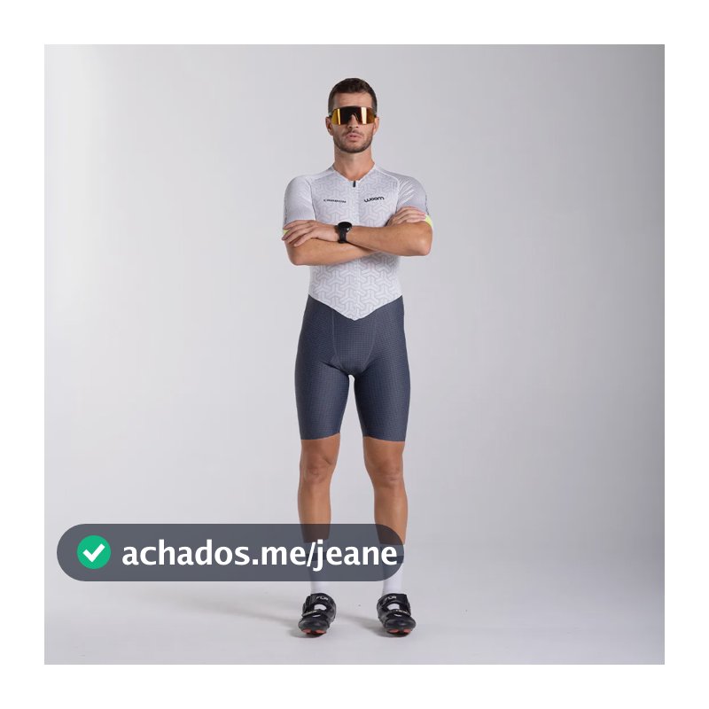 Macaquinho Triathlon C/ Manga Carbon Woom Revolution  Ii Branco P