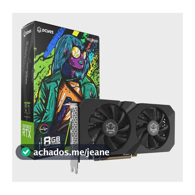 Placa De Vídeo Gpu Nvidia Geforce Rtx 3050 8gb Gddr6 128bit