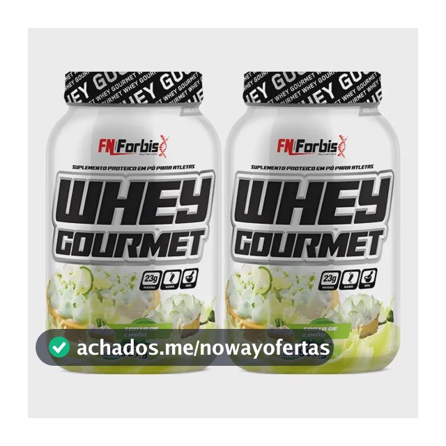 Kit 2x Whey Protein Gourmet 907g Pote - Fn Forbis Nutrition