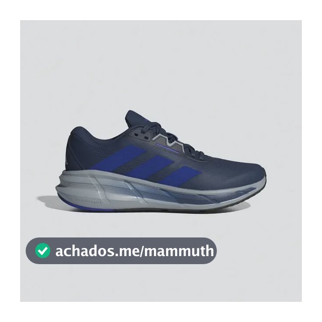Tênis Masculino Questar 3 adidas Tecind/lucblu/halsil Liso 39 Br