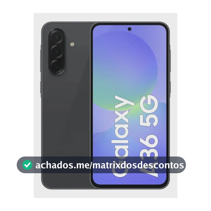 Smartphone Samsung Galaxy A36 5g 128gb 6gb Ram Câmera Tripla De Até 50mp Selfie De 12mp Ip67 Super Amoled 6.7'' Nfc Recursos Ai Android E Segurança Snapdragon - Preto