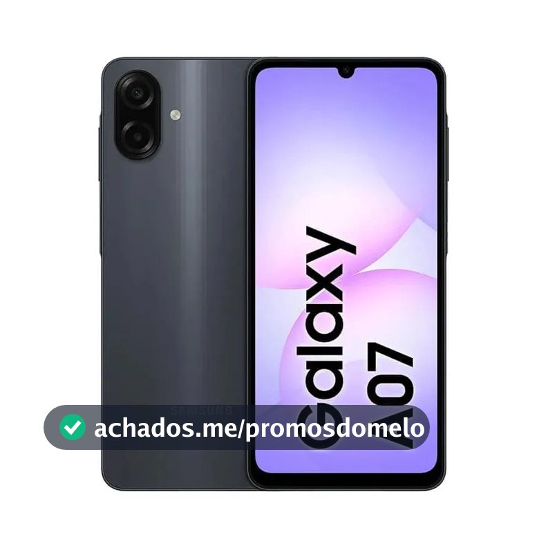 Celular Samsung Galaxy A07 128gb 4gb Tela Grande
