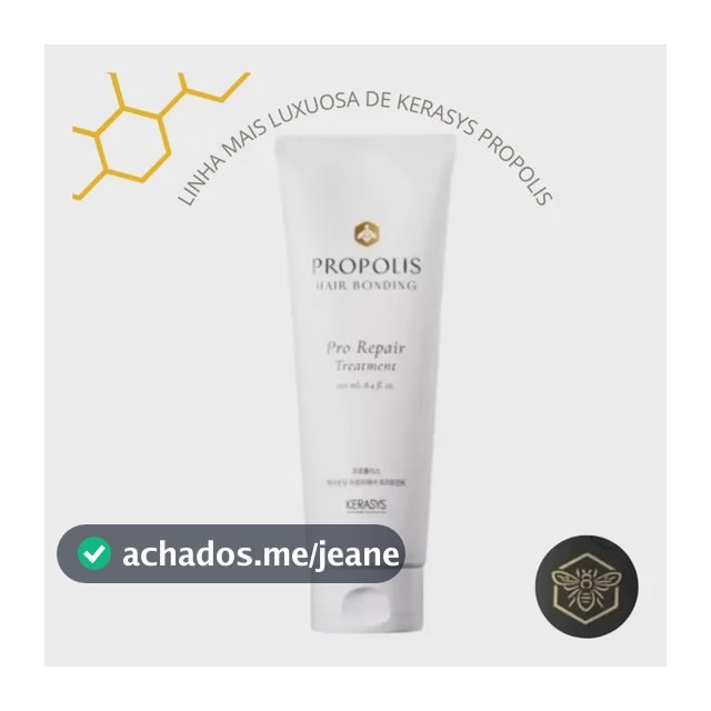 Máscara De Kerasys - Propolis Hair Bonding Tratamento 250ml