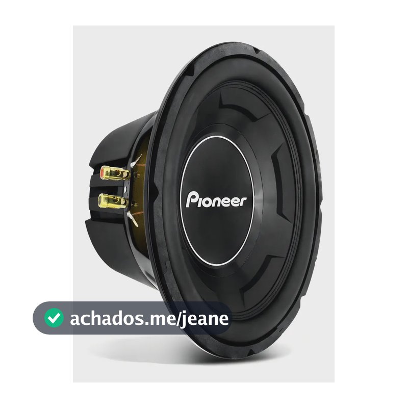 Alto-falante Subwoofer Pioneer Ts-w3090br 600w Rms cor preto