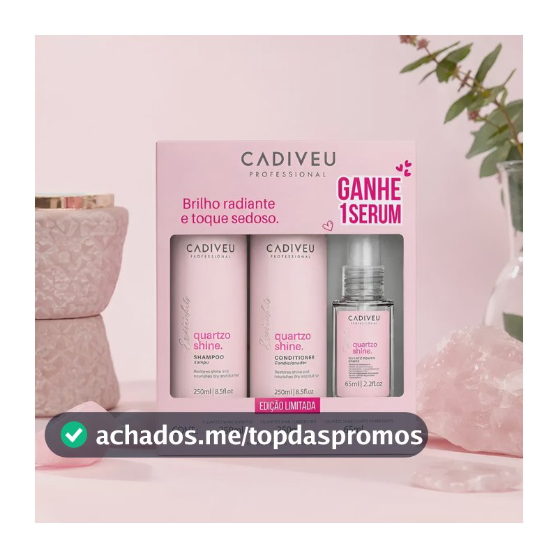 Cadiveu Professional Kit Quartzo Shine (3 Produtos)