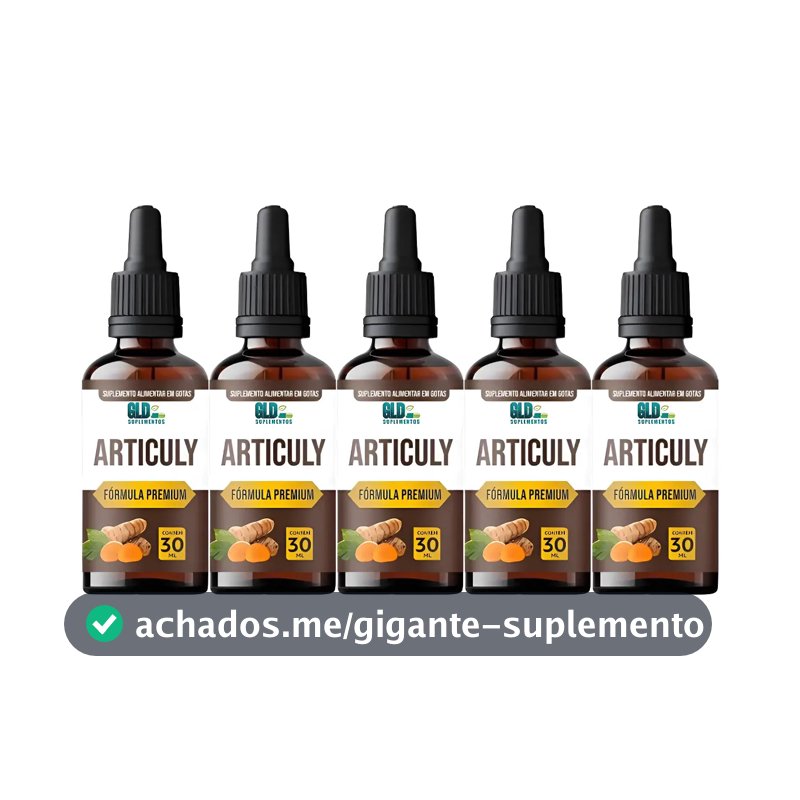 5x Articuly Suplemento Alimentar 30ml - Suplemento Natural
