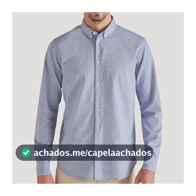 Camisa Reserva Oxford Masculina Manga Longa Social Algodão