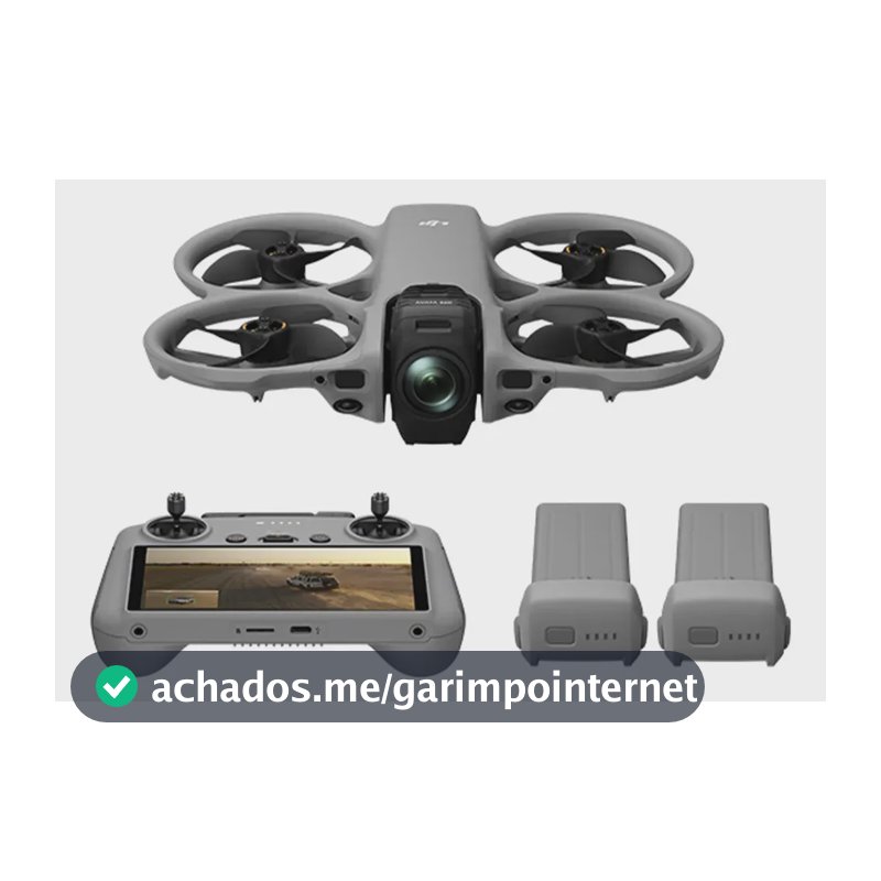 Drone Dji Avata 360 Fly More Combo (DJI Rc 2) cinza