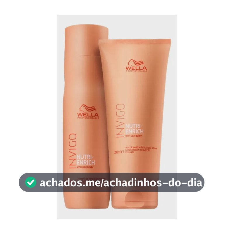 Condicionador Wella Professionals Invigo Nutri-Enrich nutrição de 450ml