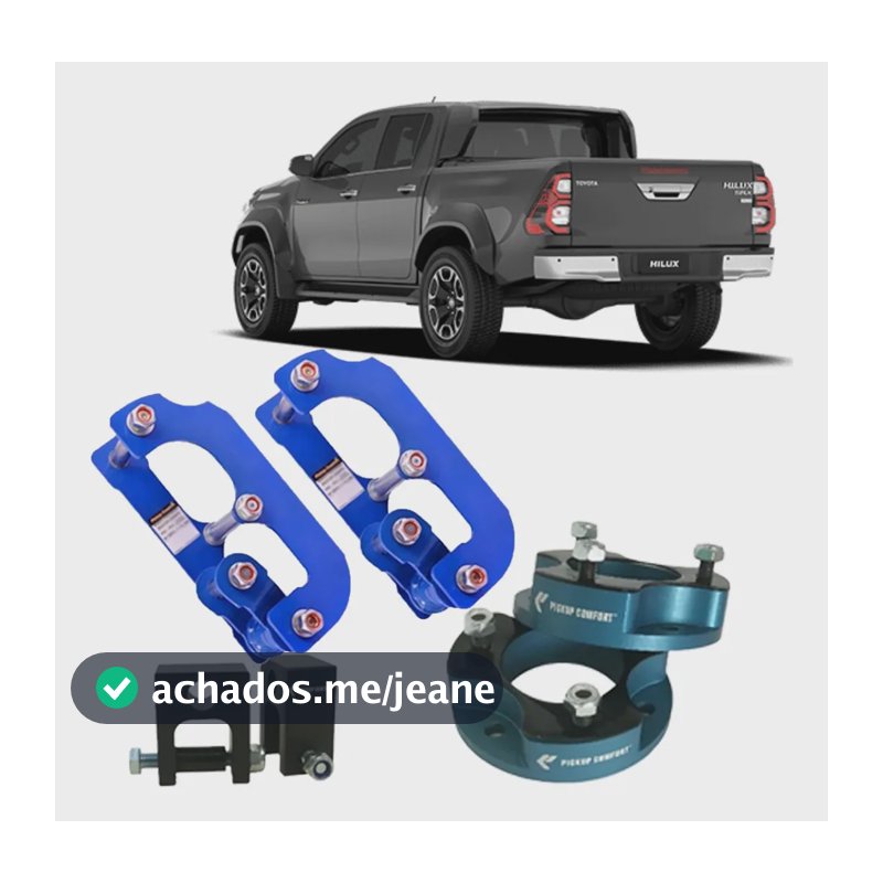 Kit Lift Completo Pickup Comfort Toyota Hilux Srx Sensor Azul