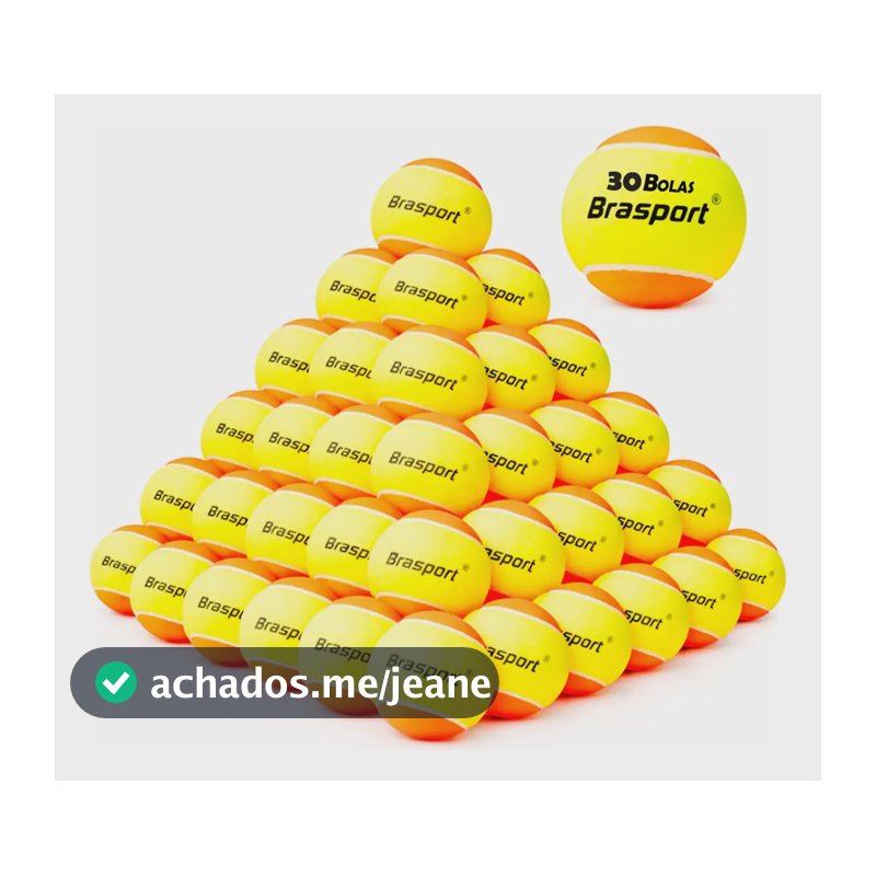 Kit 30 Bola Bolinha Beach Tennis Tenis De Praia Profissional Verde-limão
