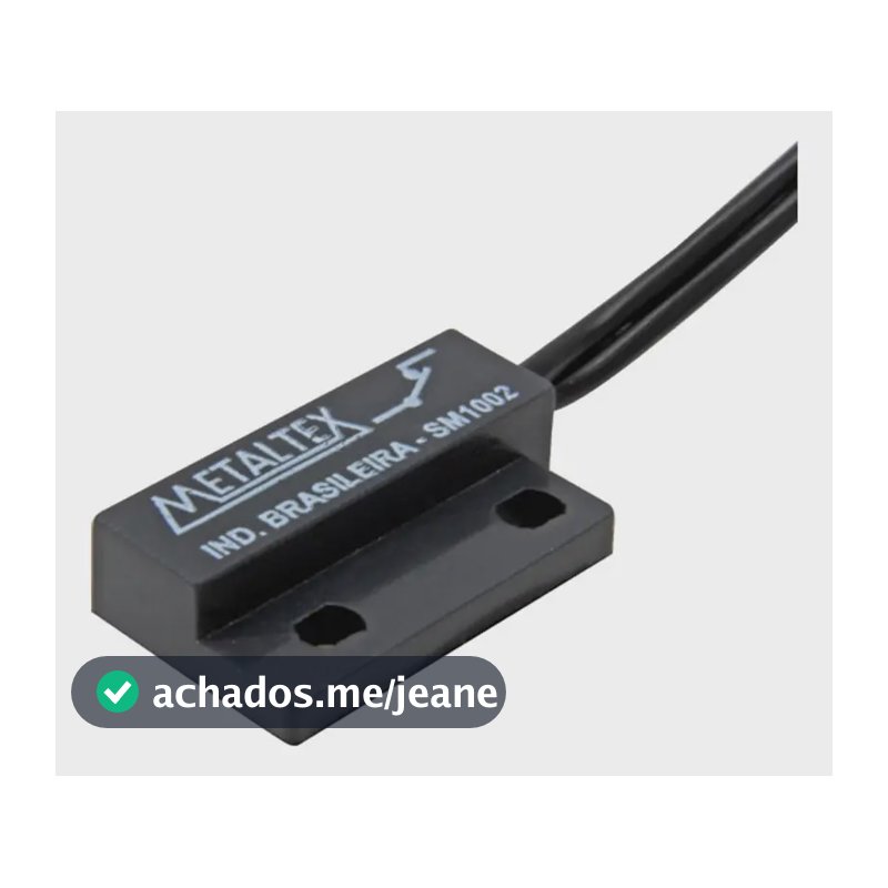 Sensor Magnético 1nf Preto Metaltex