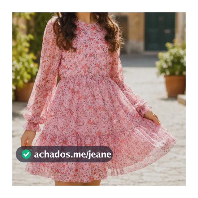 Vestido De Tule Manga Longa Festa Curto Rodado Luxo