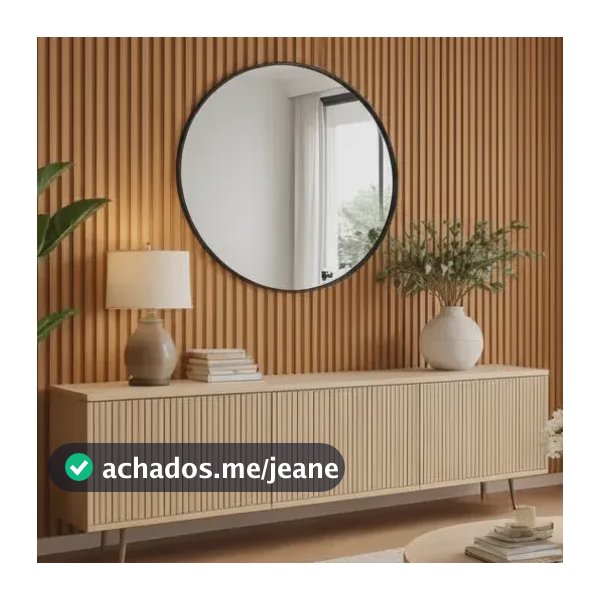 Kit 50 Placas Ripada Autocolante Decoração Parede 45x10cm Ripado Freijo