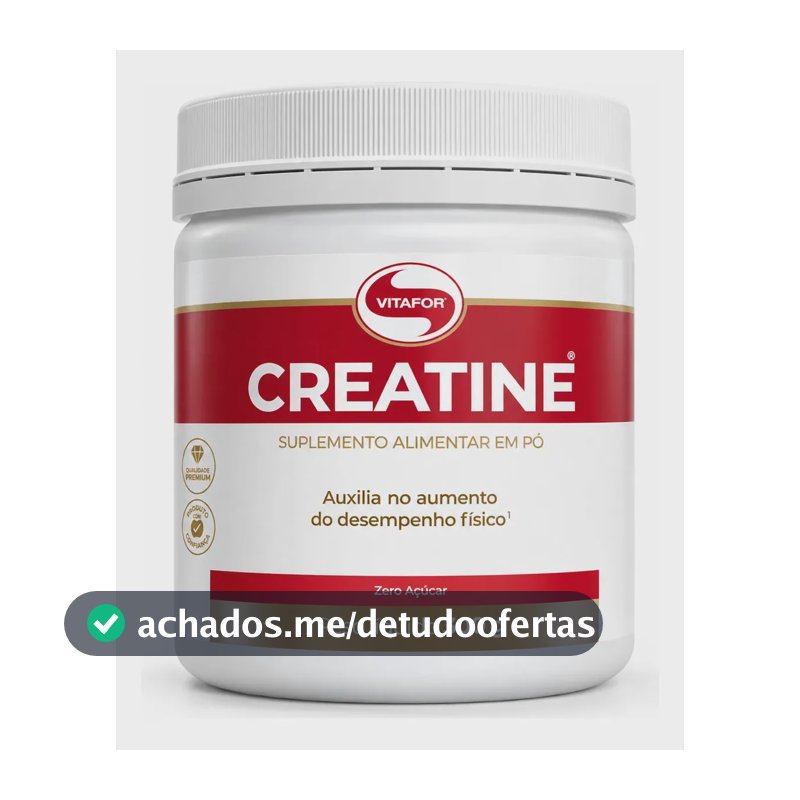 Creatina Vitafor em Pó 300g sem Sabor