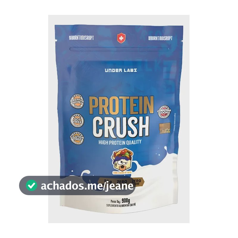 Whey Protein Crush Under Labz 21g De Proteina 900g Sabor Dulce de Leche