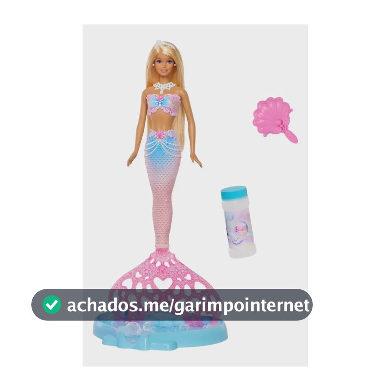 Barbie Boneca Fantasía Sereia Com Bolhas - Mattel