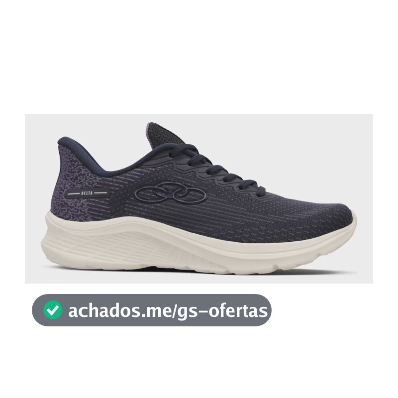 Tênis Masculino E Feminino Delta 122 Olympikus Marinho/purple Liso 36 Br