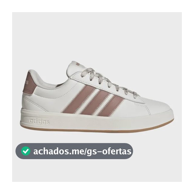 Tênis Feminino Grand Court 3.0 adidas Branco Liso 38 Br