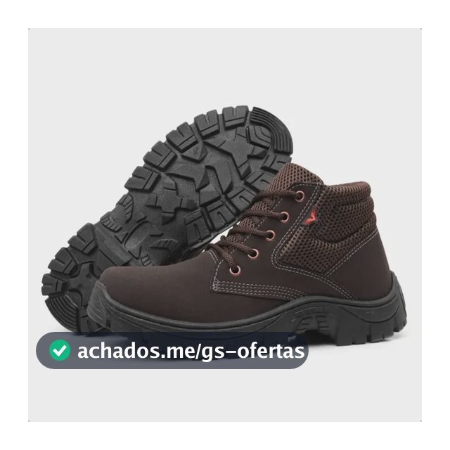 Bota Adventure Trabalho Coturno Tênis Palmilha Gel Casual