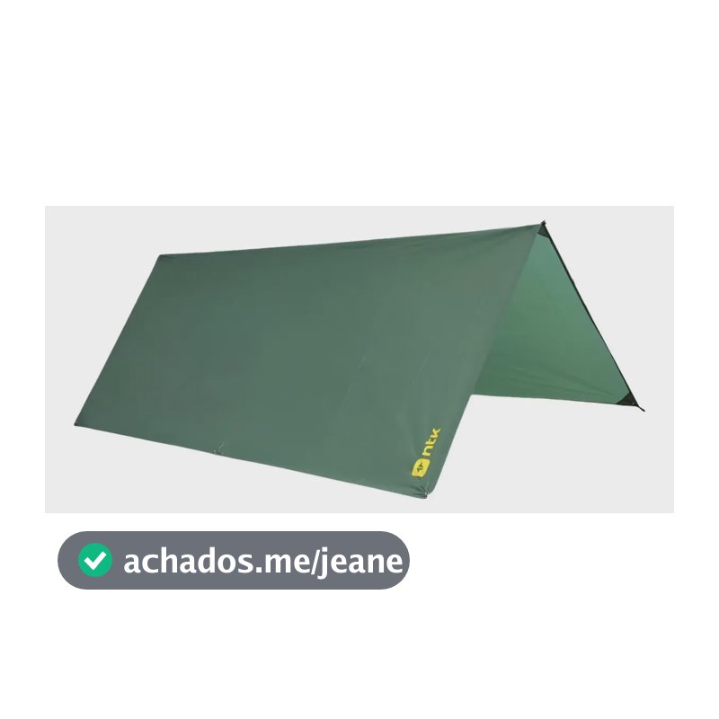 Toldo Tarp 3 Metros Cobertura Camping Barraca Ntk 1500mm Top Verde