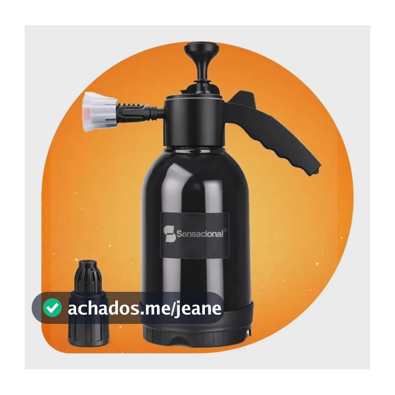 Snow Foam Pulverizador Manual Borrifador Espuma 2l Veículos  Preto