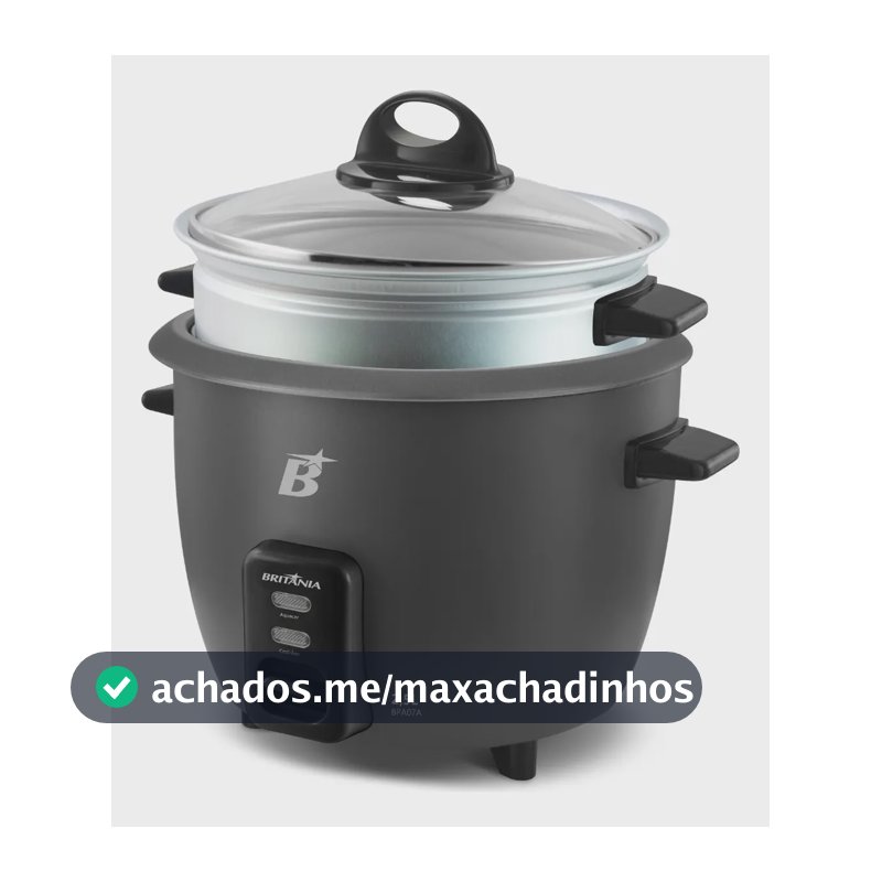 Panela elétrica multifuncional britânia Bpa07 500w Preto 60