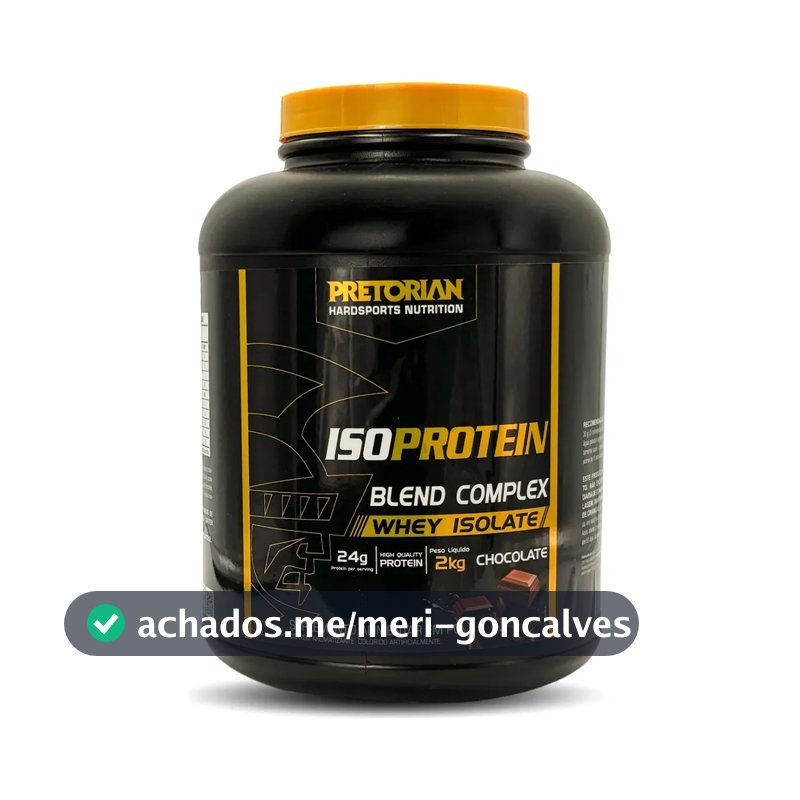 Whey Protein Isolado Iso Protein Blend Complex 2kg Pretorian Sabor Chocolate