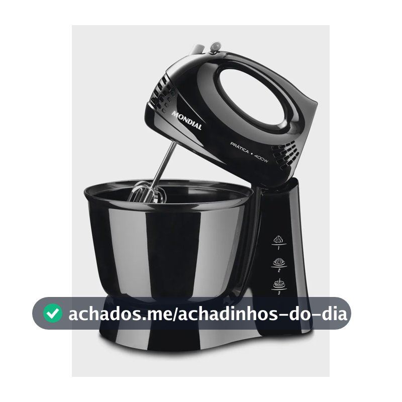 Batedeira Prática Mondial 400W - B-44-B