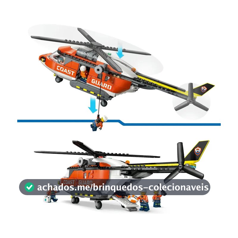 Lego City Helicóptero da Guarda Costeira 60503