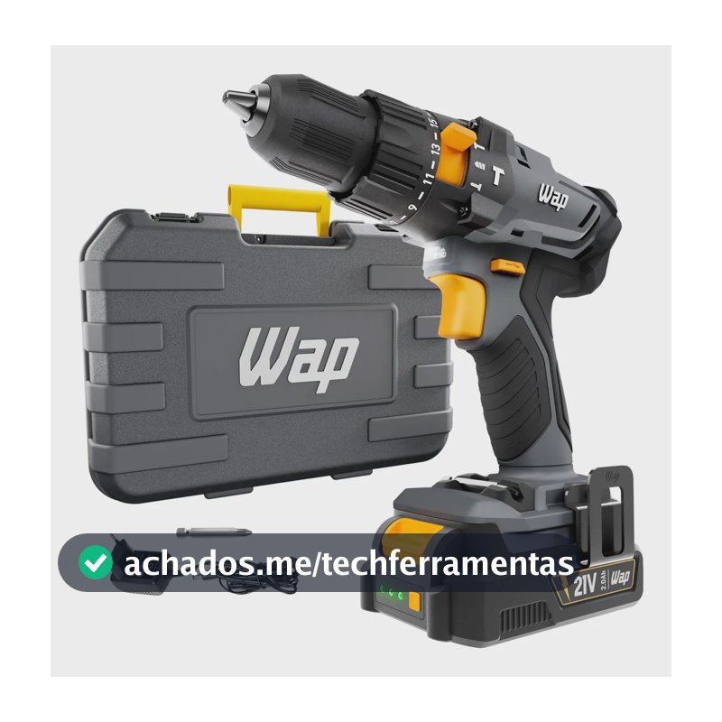 Parafusadeira e Furadeira de Impacto WAP 3/8 K21 ID01