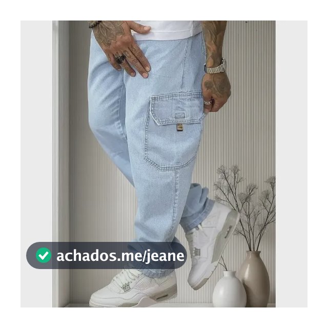 Calça Cargo Dazzling Original Jeans Sarja Várias Cores Top
