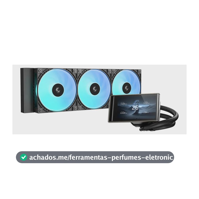Water Cooler Lt360 Vision Deepcool Preto Argb Preto
