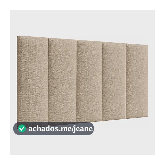 Cabeceira Cama Box Linho Premium Solteiro 60cm 5 Módulos