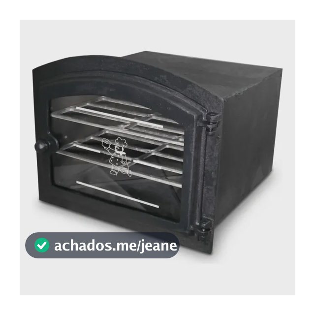 Forno Fogão Lenha Vidro Frente Ferro Fundo De Chapa De Aço