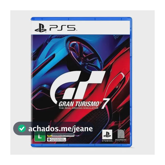 Jogo Gran Turismo 7 Edição Standard Playstation 5 Sony