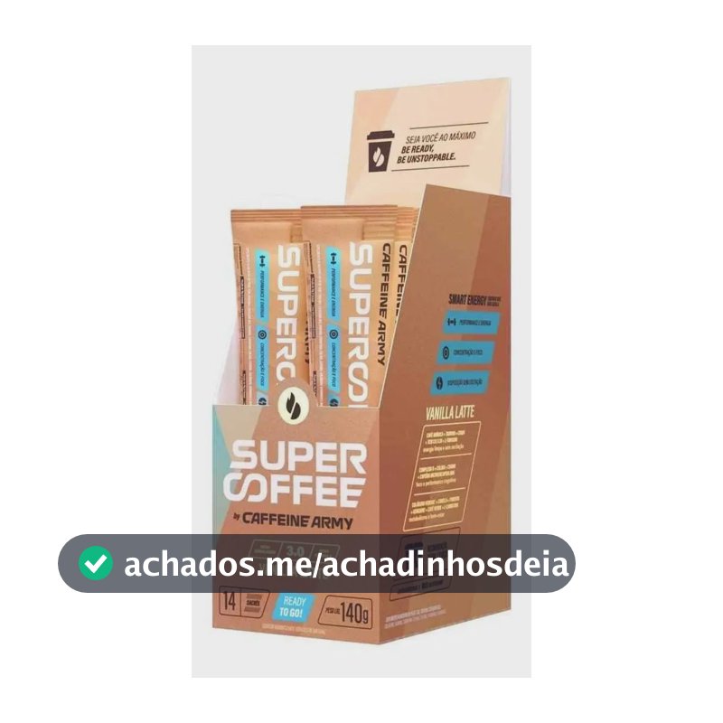 Supercoffee Vanilla Latte - Display (140g) - Caffeine Army