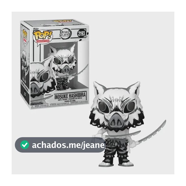 Funko Pop! Demon Slayer Inosuke Hashibira Figura Colecionável Sumi-Ink 12826 Exclusiva
