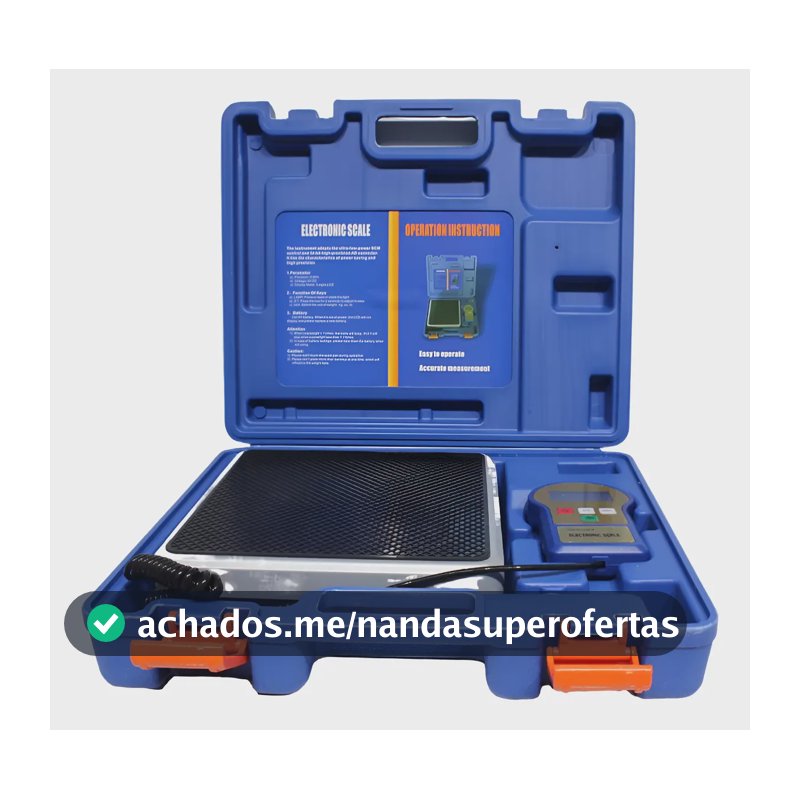 Balança Digital Para Refrigeração Ar Condicionado Até 100kg