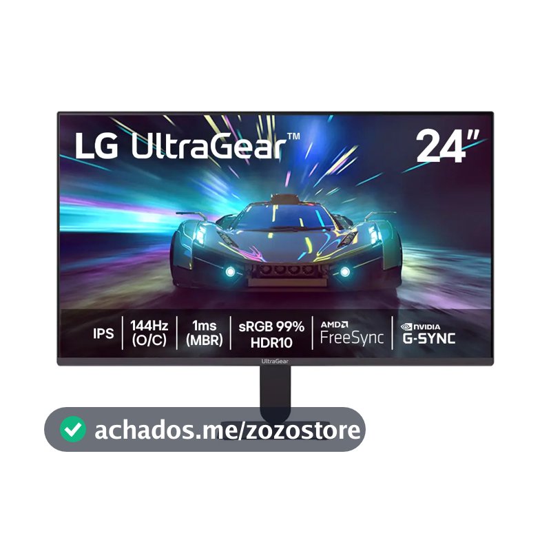Monitor LG UltraGear™ 24G411A-B 24",FHD, 144Hz, 1ms (MBR), NVIDIA G-SYNC, AMD FreeSync, HDR10