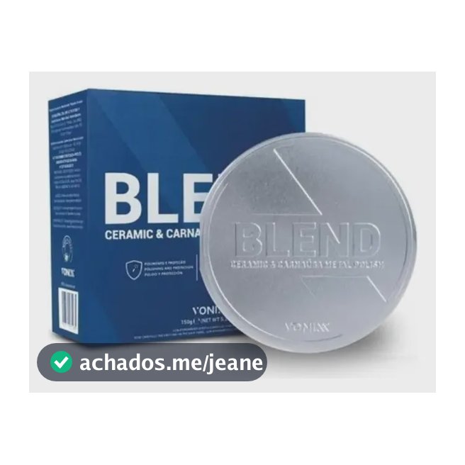 Blend Metal Polish Vonixx 150g Polidor Metais Alto Brilho