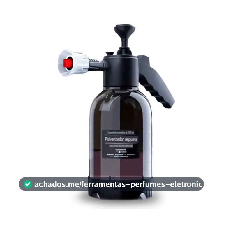 Pulverizador Snow Foam Alta Pressão 2L para Limpeza Automotiva e Jardim Com 3 Bicos