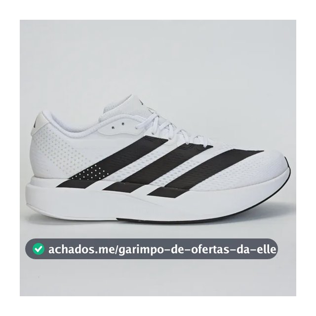 Tênis adidas Adizero Pacer Unissex Corrida Branco/preto 38