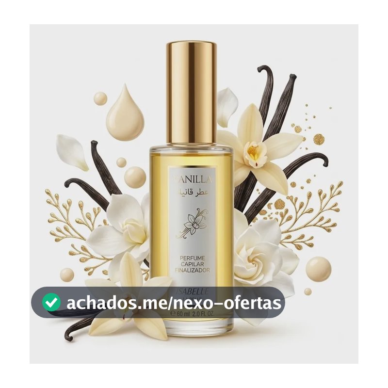 Perfume De Cabelo Capilar Vanilla 60ml Árabe Isabelle