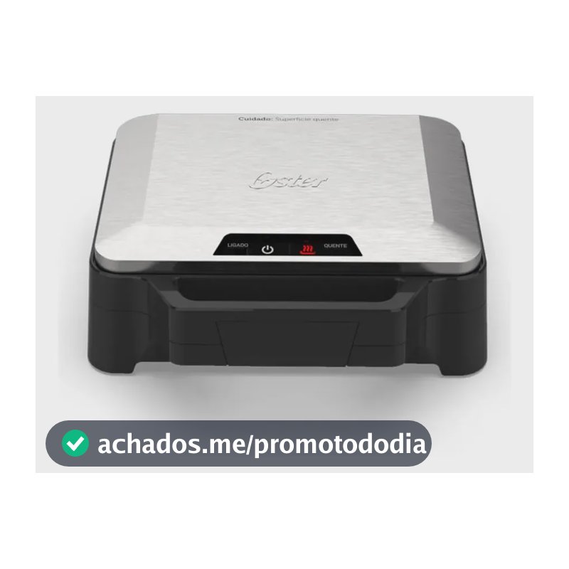 Sanduicheira Oster 220V 1000W Multiuso Inox OSAN500